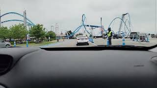 Cedar Point, Sandusky, Ohio - July 6, 2022. With my nephew Josua. Arrival!