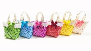 วิธีพับเหรียญโปรยทานกระเป๋า (ฺBag) - 108 ribbon