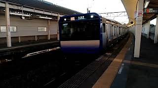 E235系1000番台　（大網駅に停車）