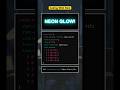 Neon Glow Text Effect With Css #csseffect #htmlcss #webdesign #javascript #html #css #csstricks
