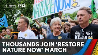 Thousands join ‘Restore Nature Now’ march