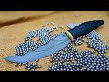 Making Valerian Steel from Bearing Balls | Making a Dragon Knife