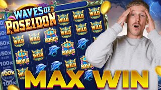 MY FIRST MAX WIN ON WAVES OF POSEIDON (NEW GAMEI) 🔥🏆