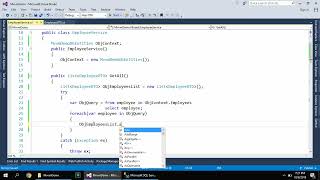 WPF & MVVM 12 Create Service Using EntityFramework