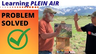 TOP 2 BEGINNER STRUGGLES | Plein Air Oil Painting