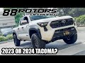 2024 TOYOTA TACOMA KING SHOCKS, CAMBURG UPPER CONTROL ARMS, WESTCOTT DESIGN LIFTS