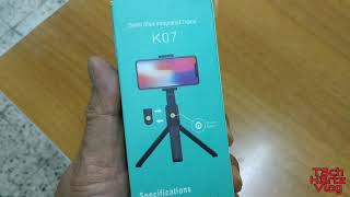 SELFIE STICK INTEGRATED TRIPOD K07: My First Unboxing