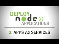 Deploying Node.js Applications - Deploy Node the right way - as an Upstart Service