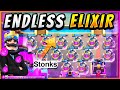 *NEW* MASSIVE ELIXIR STONKS STRATEGY 📈 — Clash Royale