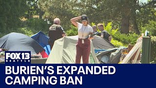 City of Burien votes to expand camping ban