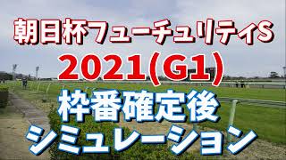 朝日杯FS2021　枠番確定後シミュレーション (ダビつくVer)