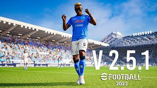 Efootball 2023 - Napoli vs Atalanta | Update V 2.5.1 | PC