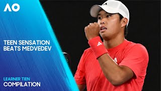 Learner Tien's Best Points Against Daniil Medvedev | Australian Open 2025