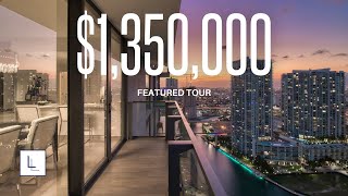 Brickell Condo | Reach Brickell City Centre #3311 | Night Tour