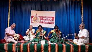 Vidushis Meera Sivaramakrishnan \u0026 Dr Usha Rajagopalan - Violin Duet - Ramapriya Arts Foundation.