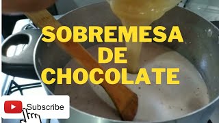 VOLTAMOS FIRME E FORTE. FIZEMOS SOBREMESA DE CHOCOLATE