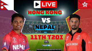Nepal vs Hong Kong live score match no.11 || nep vs hk live || hk vs nep live || nepal live match