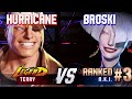 SF6 ▰ HURRICANE (Terry) vs BROSKI (#3 Ranked A.K.I.) ▰ High Level Gameplay