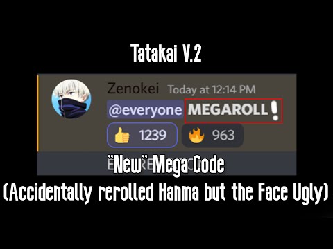 TATAKAI V.2 – "NEW" CODE (got rid of Hanma by accident but the face was too ugly so idm) – ROBLOX