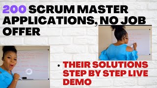 Live Demo - 2 Techniques on how to become a Scrum Master Step-by-Step | Why You have not been Hired.