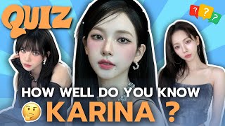 Karina Aespa Quiz | How Well Do You Know Karina? 🤔