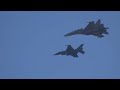 iaf su 30 jasdf f 15dj and f 2b flying at hyakuri ab japan