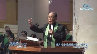 광림의 시간 김선도 목사  - 적은 것을 많게 하시는 주님의 손