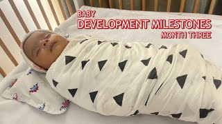 Development Milestones || Month Three || 3 महीने में शिशु विकास