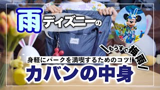 【2022】梅雨ディズニーのカバンの中身！パークフードをたくさん食べたい！ヒィ編＜ディズニー好き夫婦の動画＞