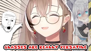 [ENG SUB/Hololive] Glasses Mumei is really versatile...