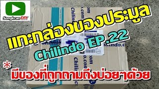 แกะกล่องของประมูล Chilindo 22 มีของที่หลายคนถามบ่อย อยากให้เอามารีวิวกัน #chilindo #ประมูล