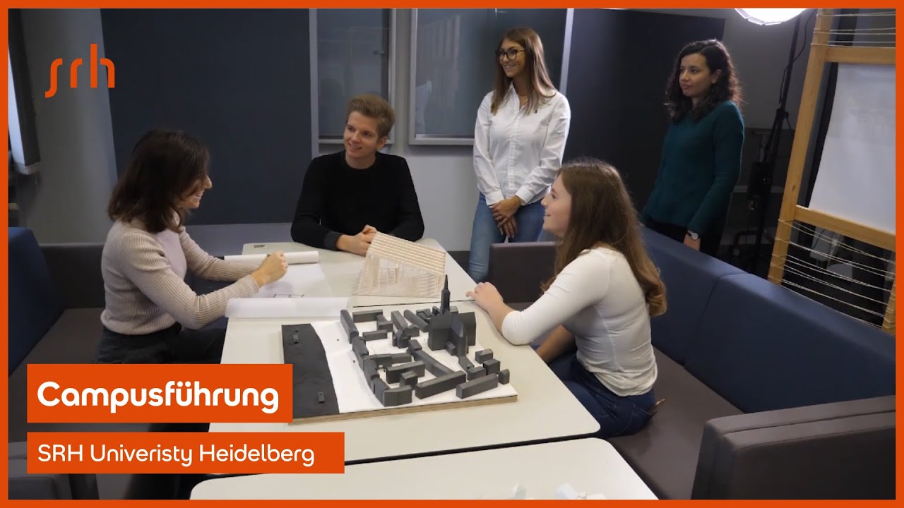 Campusführung (deutsche Version) | SRH Hochschule Heidelberg - YouTube