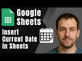 Google Sheets: How to Input the Current Date (Formula + Shortcut Guide)