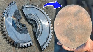 The Ultimate Fix: Repairing a High-Performance Bulldozer Gear! Remaking Gear by Iron Plate