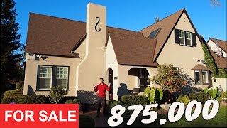 Tudor Mansion - California House Tour - Modesto CA Real Estate Video Walkthrough