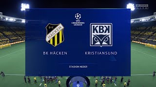 FIFA 22 | BK Häcken vs Kristiansund - UEFA Champions League | Gameplay