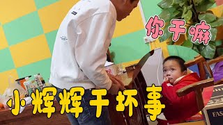 小辉辉干了坏事被发现了，还假装镇定的反问枫枫：你干嘛？【小枫枫和小辉辉】