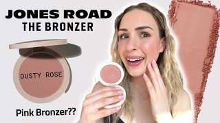 JONES ROAD THE BRONZER - DUSTY ROSE | DOES IT WORK?? REVIEW, DEMO, SWATCHES