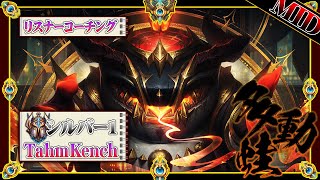 【JP62,735位：MID】ウロチョロし過ぎや【シルバー1タム・ケンチ/リスナーコーチング】【LoL】