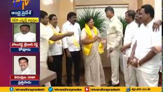 Former Central Minister Panabaka Laksmi Joins TDP | Along with Her Husband