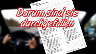 Darum sind Fahrschüler durchgefallen - Drei Beispiele der praktischen Autoprüfung