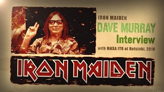 IRON MAIDEN  DAVE MURRAY - Interview with MASA ITO at Helsinki, 2018