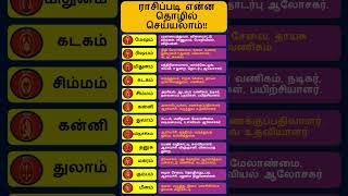 ராசிப்படி என்ன தொழில் செய்யலாம் #astrology  #horoscope #shortsvideo #shorts #short #predictions