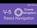 React Navigation 5 tutorial #7 Drawer Navigation