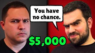 Grandmaster Bets $5,000 I Can’t Beat Him EVEN IF I CHEAT 😲