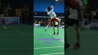 QF ganda pemula putra novac j / stevanus VS Jeriko Rafa/m fauzan PB Galaxi medan