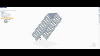 #61 Solid edge tutorial sheet metal louver | louver in solid edge.