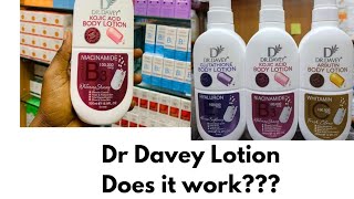 Dr Davey Body Lotion. What you need to know .