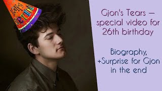 Gjon's Tears — special video for 26th birthday | short biography, +surprise in the end for Gjon