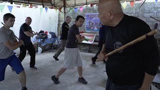 Master Bobby Taboada Teaching Balintawak Arnis in Cebu City, Philippines